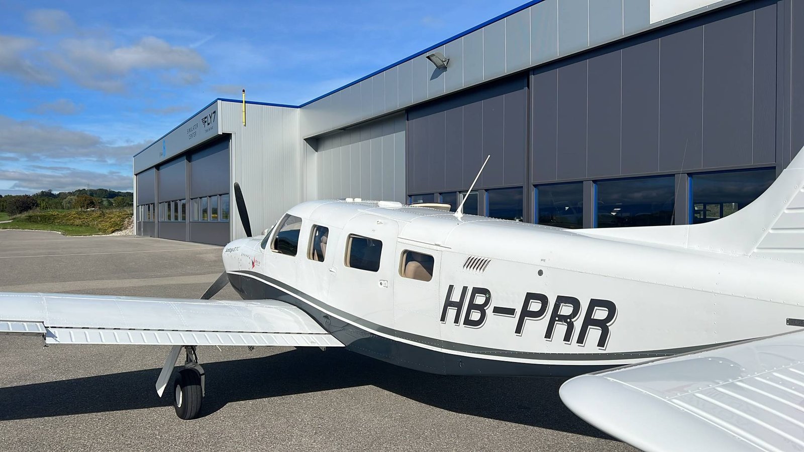 Vue arrière de HB-PRR